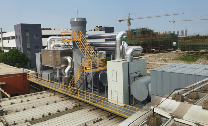 Công nghệ Bánh xe quay Zeolite kết hợp CO (Zeolite Rotor Concentration and Catalytic Oxidizer System)   