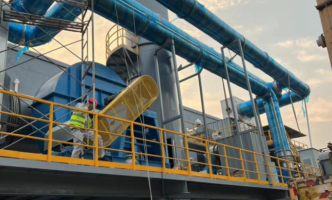 Dự án Bánh xe Zeolite + RTO buồng sơn phụ tùng ô tô – Công ty Ô tô Zhongke Ruier Giang Tô