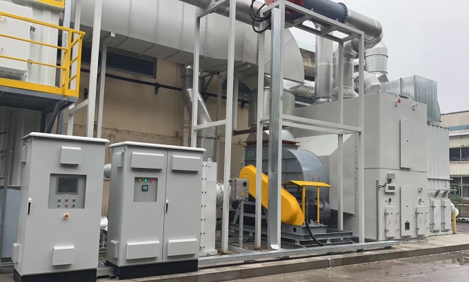 Dự án Bánh xe Zeolite + Lò RCO/RTO dây chuyền tráng phủ màng trang trí – Công ty Jixing Thượng Hải