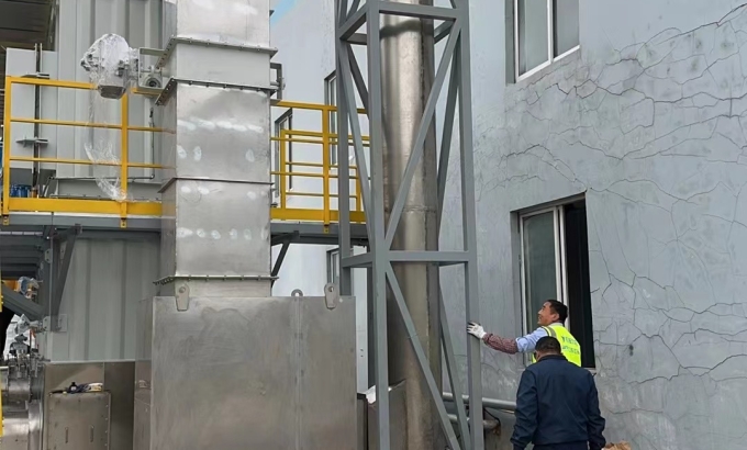 Dự án lò RTO xử lý khí thải dây chuyền tráng phủ vải – Công ty Dệt may Bibo Giang Tô