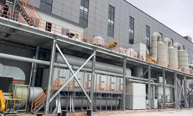 Dự án Tầng cố định Zeolite + RTO – Công ty Quang điện Trung Thiên