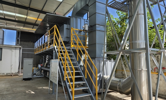 Dự án lò RTO xử lý khí thải dây chuyền đùn bọc cách điện – Công ty Cáp điện Hằng Dương Ưng Đàm