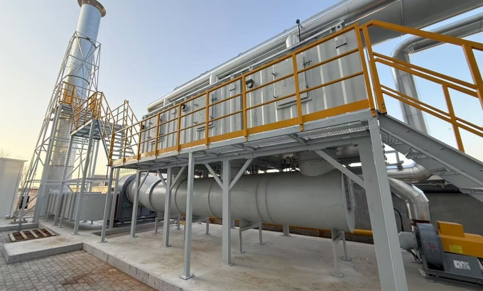 Dự án lò RTO và module hấp phụ xử lý khí phun sơn – Công ty Aisibosheng Thiên Tân