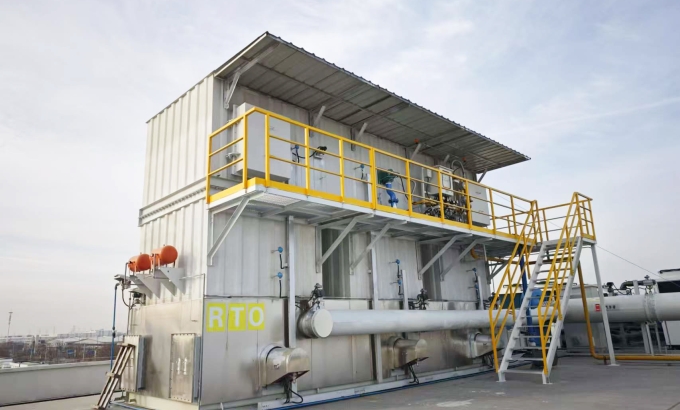 Dự án lò RTO xử lý khí buồng sơn linh kiện ô tô chính xác – Công ty Thuấn Vũ Tinh Công An Huy