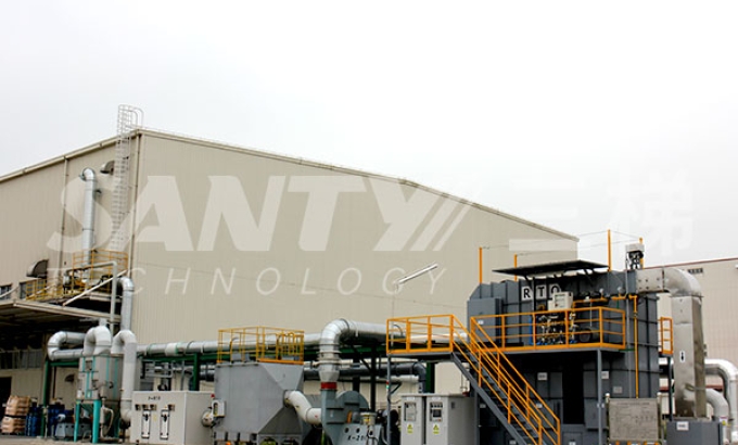 Xử lý khí thải nhà máy sản xuất ô tô (Automobile Plant Waste Gas Treatment)   