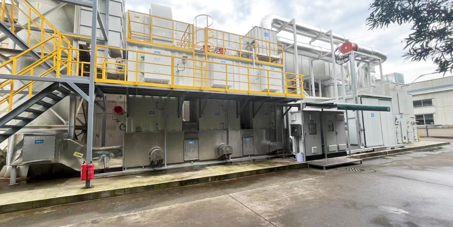 Dự án Bánh xe Zeolite + Lò RCO/RTO dây chuyền tráng phủ màng trang trí – Công ty Jixing Thượng Hải