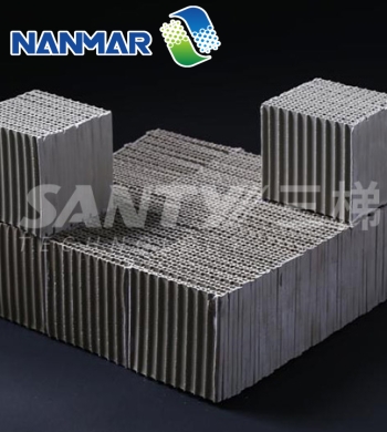 Gạch tích nhiệt gốm tổ ong RTO (Honeycomb Ceramic Heat Storage Brick)