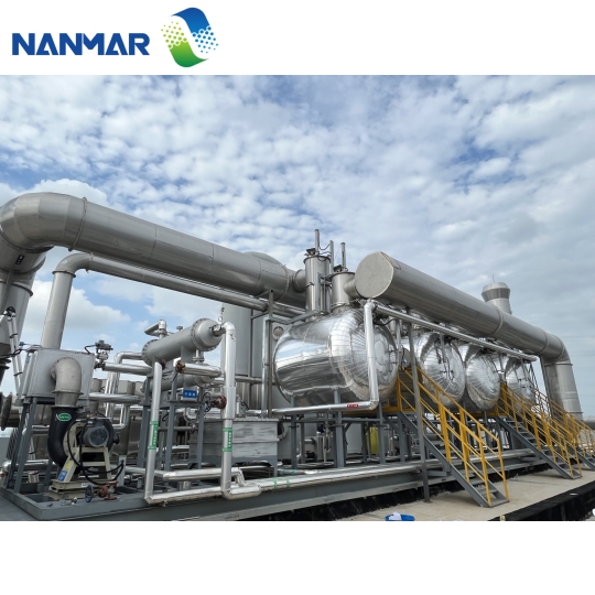 Thiết bị Giải hấp bằng hơi nước + Ngưng tụ thu hồi dung môi (Steam Desorption + Condensation Recovery)